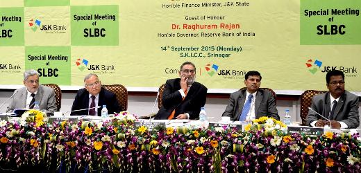 J&K Bank convenes  Special SLBC. RBI Governor seeks partnerships b…